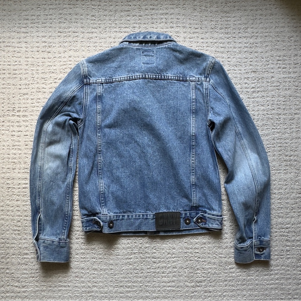 VIntage 90's DKNY Jeans Fitted Denim Jacket - Picture 3 of 9